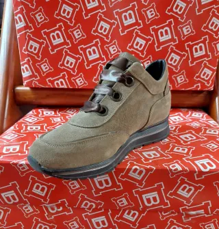 Scarpe donna camoscio beige/marrone