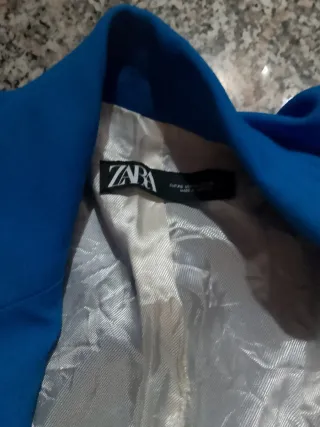 Giacca Zara blu usata poco