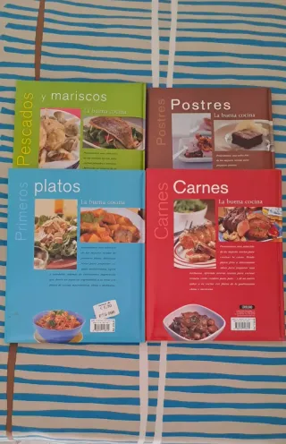 4 libros de Cocina