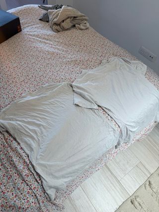 Pack 2 Camisetas Básicas Primark – Blanco Roto / M