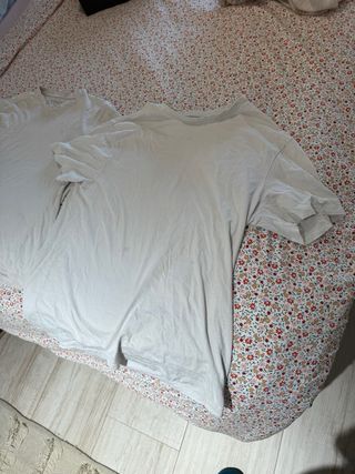 Pack 2 Camisetas Básicas Primark – Blanco Roto / M