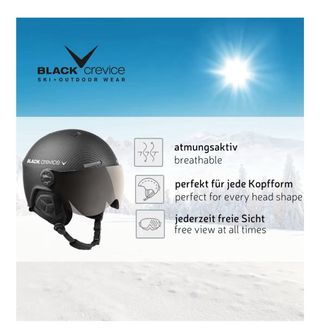 Casco Black Crevice Talla S (51-54cm)