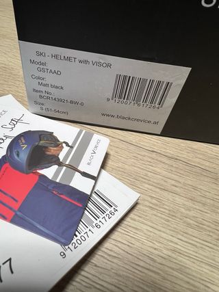 Casco Black Crevice Talla S (51-54cm)