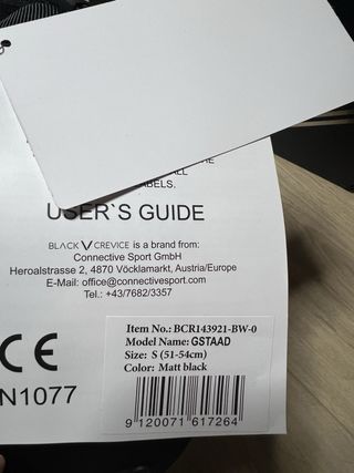 Casco Black Crevice Talla S (51-54cm)