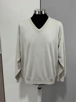 Maglione Tommy Hilfiger golf V-neck Bianco tg L