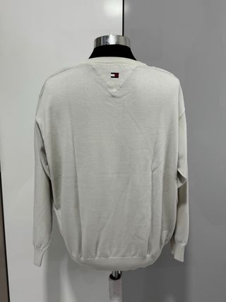 Maglione Tommy Hilfiger golf V-neck Bianco tg L