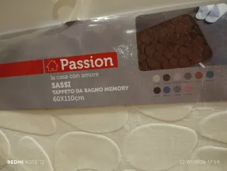 Tappeto bagno Passione Memory 60x110cm