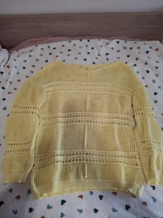 Jersey amarillo de punto