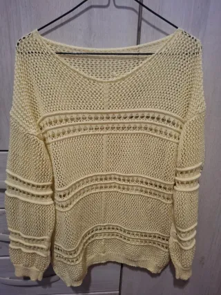 Jersey amarillo de punto