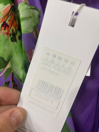 Vestido Largo Carla Ruiz Estampado Floral