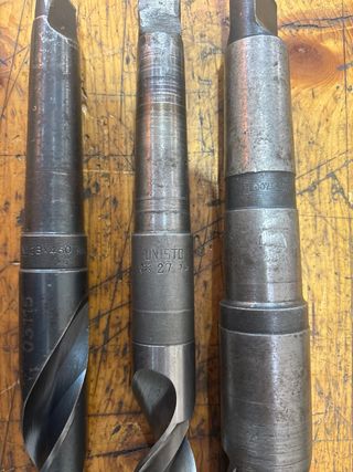 Lote 3 brocas HSS 27, 28, 37mm