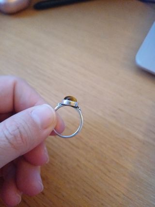 Anillo Plata Piedra Ojo de Tigre