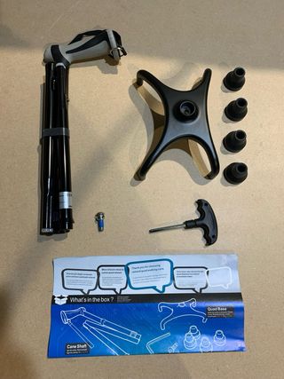 Bastón Andar Cuádruple Plegable Rehand