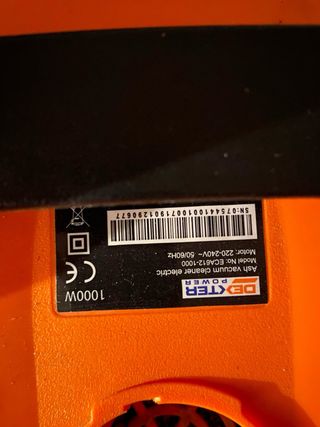 Aspiradora de cenizas Dexter Power 1000W