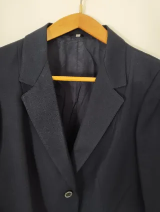 Tailleur gonna blu taglia 47 XL