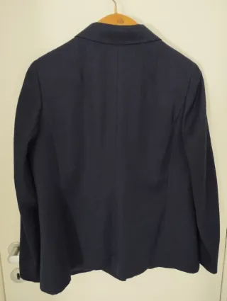 Tailleur gonna blu taglia 47 XL