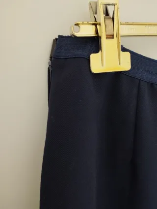 Tailleur gonna blu taglia 47 XL