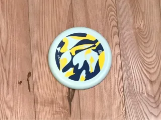 Frisbee azzurro/giallo morbido