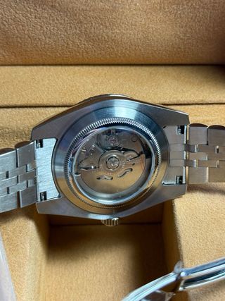 Seiko Mod Datejust Roman Silver 40mm