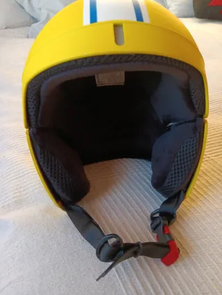 Casco de esquí Volkswagen amarillo T. S. 52-56