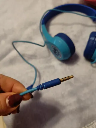 Auriculares infantiles azul