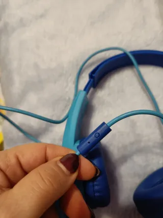 Auriculares infantiles azul