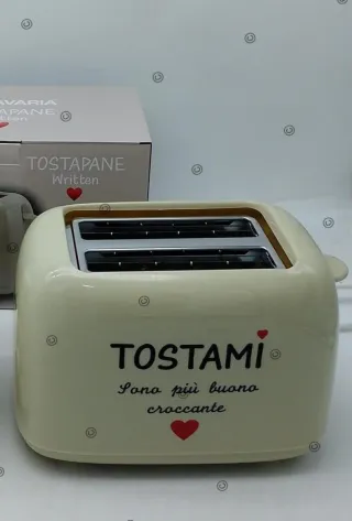 Tostapane Provami con scritta