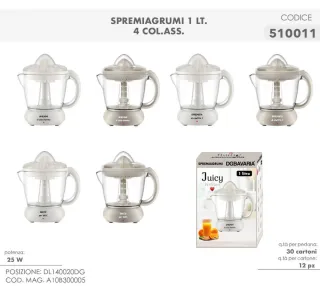 Spremiagrumi elettrico DGBavaria Juicy