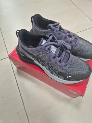 Zapatillas Puma Fast-trac Nitro Wns Gris/Morado