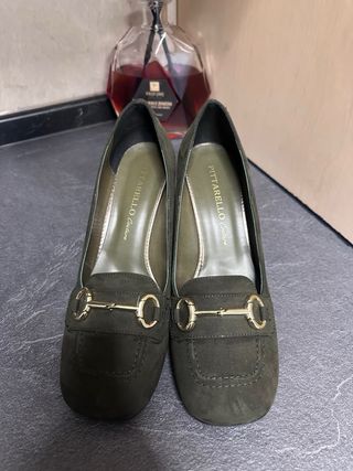 Scarpe Pittarello Couture verde oliva