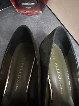 Scarpe Pittarello Couture verde oliva