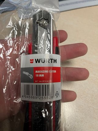 Cúter Magazine Würth 18mm