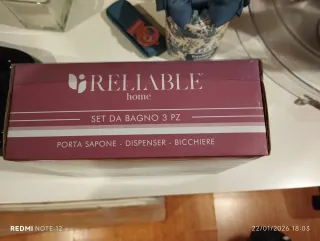 Set Bagno 3 Pezzi Reliable Home