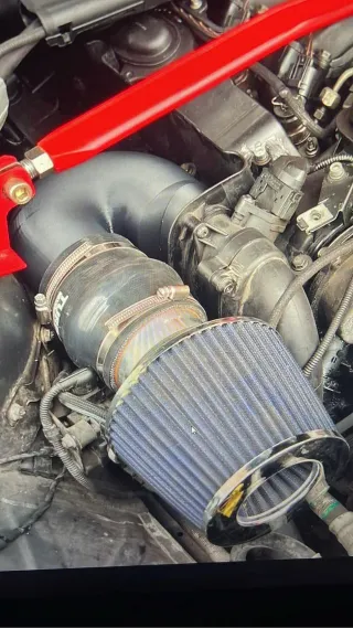 Admisión BMW M57/M47 Modificada para filtro conico