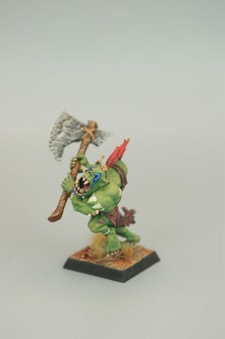 Caudillo Orco Salvaje Warboss Warhammer