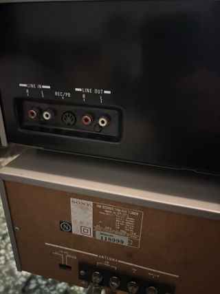 Sony:  cassett y sintonizator