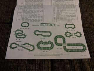 Lista de Articiulos original Scalextric de 1984