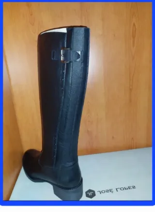 Stivale donna José Lopes pelle nero