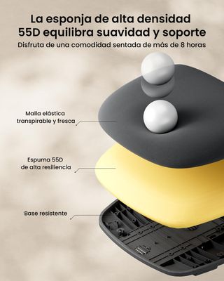 Silla de oficina ProtoArc EC2000 Negra