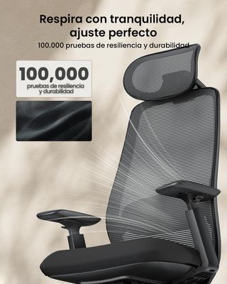 Silla de oficina ProtoArc EC2000 Negra