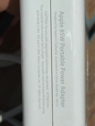 Cargador Apple MagSafe Original 85w