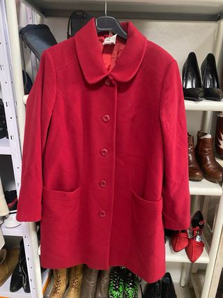 Cappotto Donna Lana Rosso
