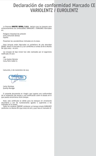 Depósito Gasoil 2000L Buen Estado