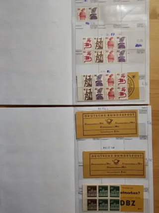 Coppia di Album di francobolli Germania MNH/usati