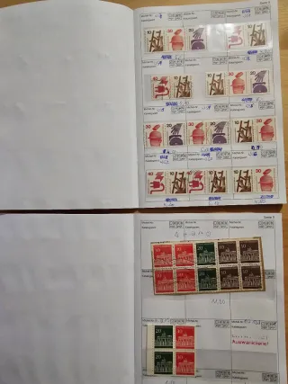 Coppia di Album di francobolli Germania MNH/usati