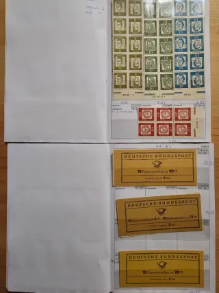 Coppia di Album di francobolli Germania MNH/usati