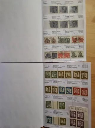 Coppia di Album di francobolli Germania MNH/usati