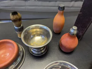 Lote barbería vintage decoración original