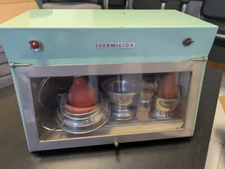 Lote barbería vintage decoración original