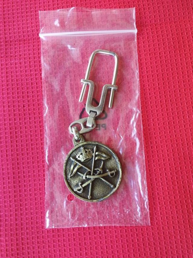Llavero militar antiguo Grupo Ligero de Caballería